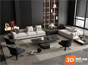 Sofa Minotti Skp Files 